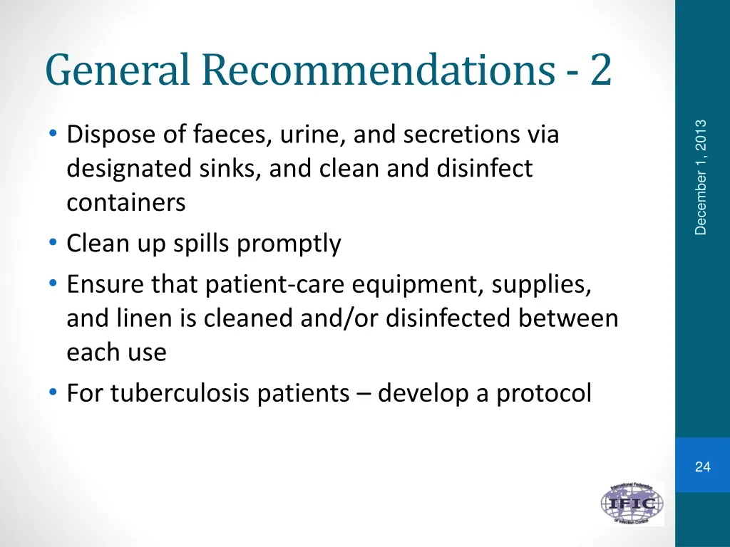 general recommendations 2