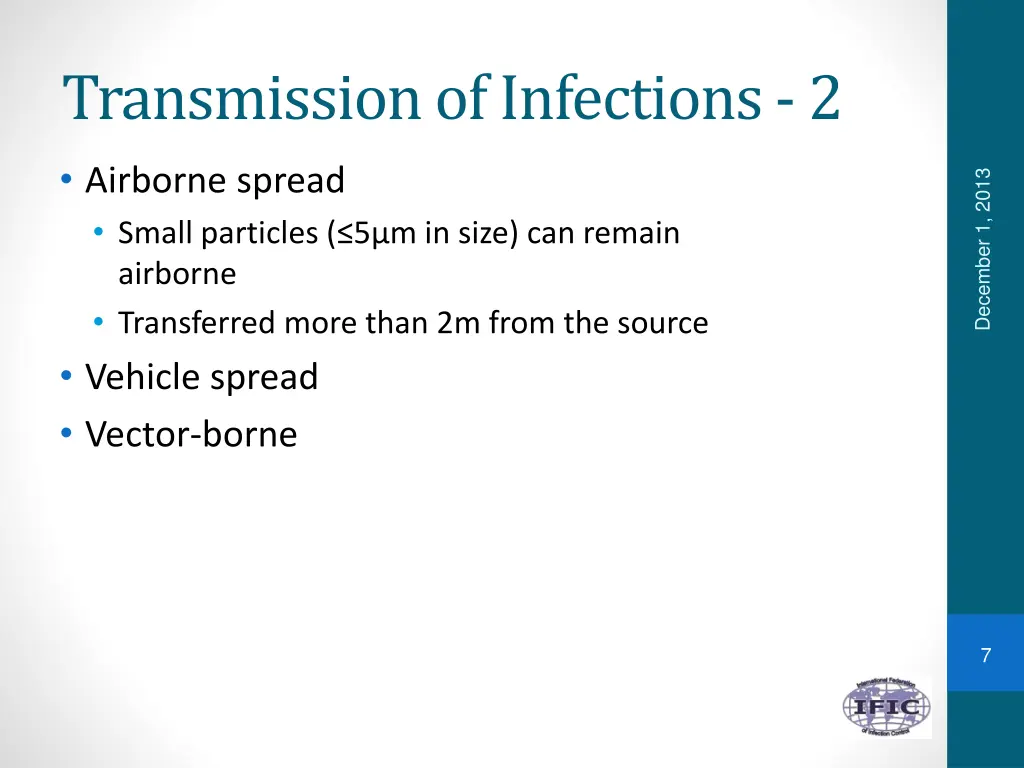 transmission of infections 2