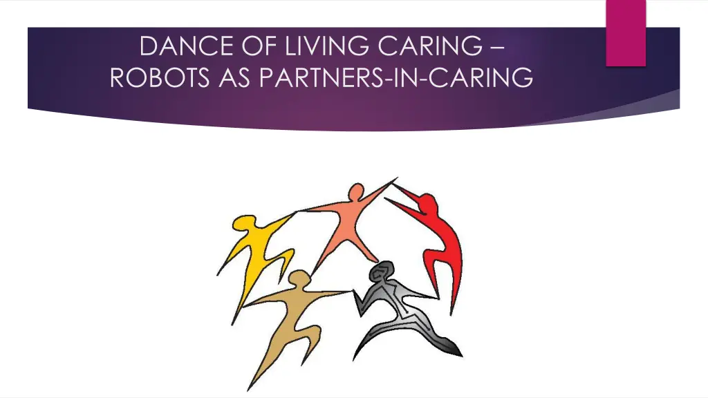 dance of living caring robots as partners