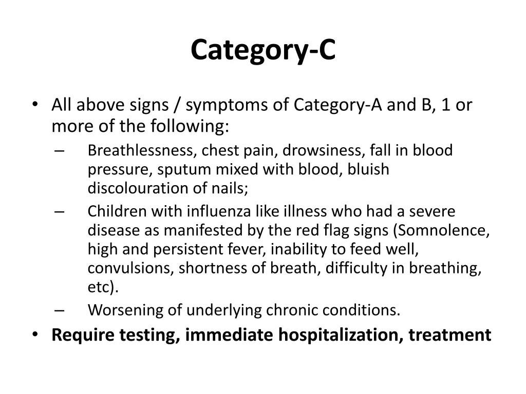 category c