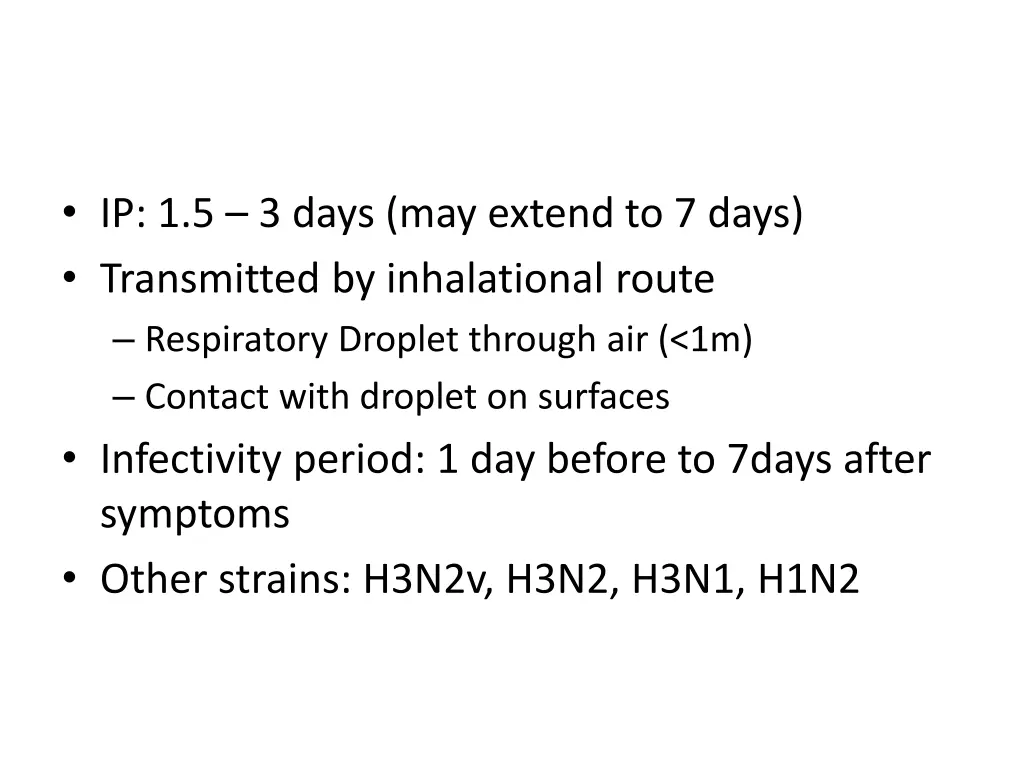 ip 1 5 3 days may extend to 7 days transmitted