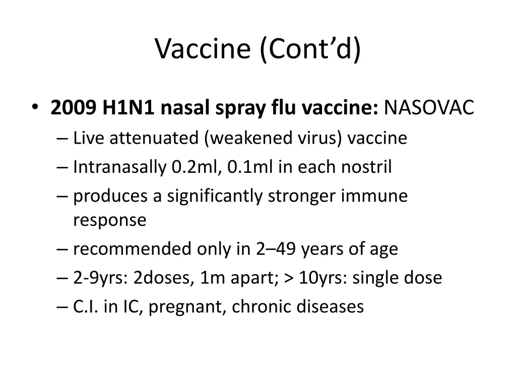 vaccine cont d