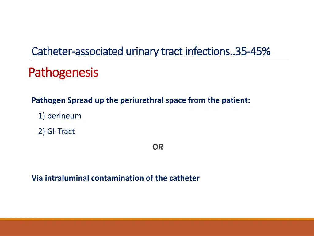 catheter catheter associated urinary tract 1