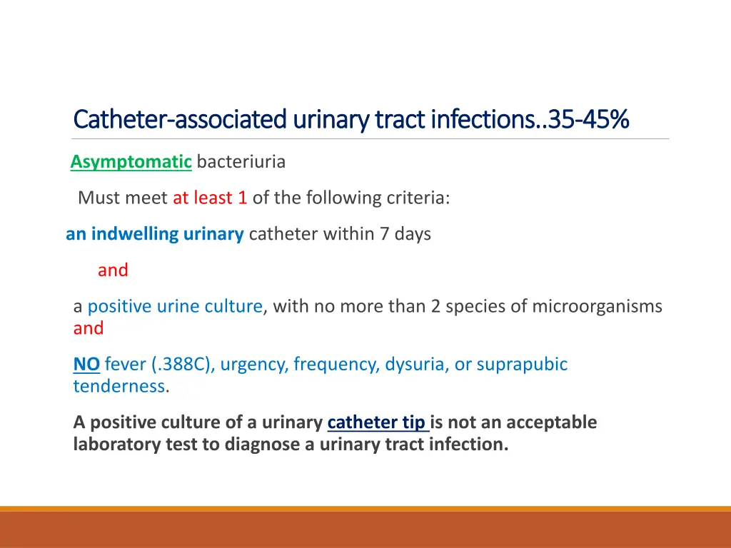 catheter catheter associated urinary tract 7