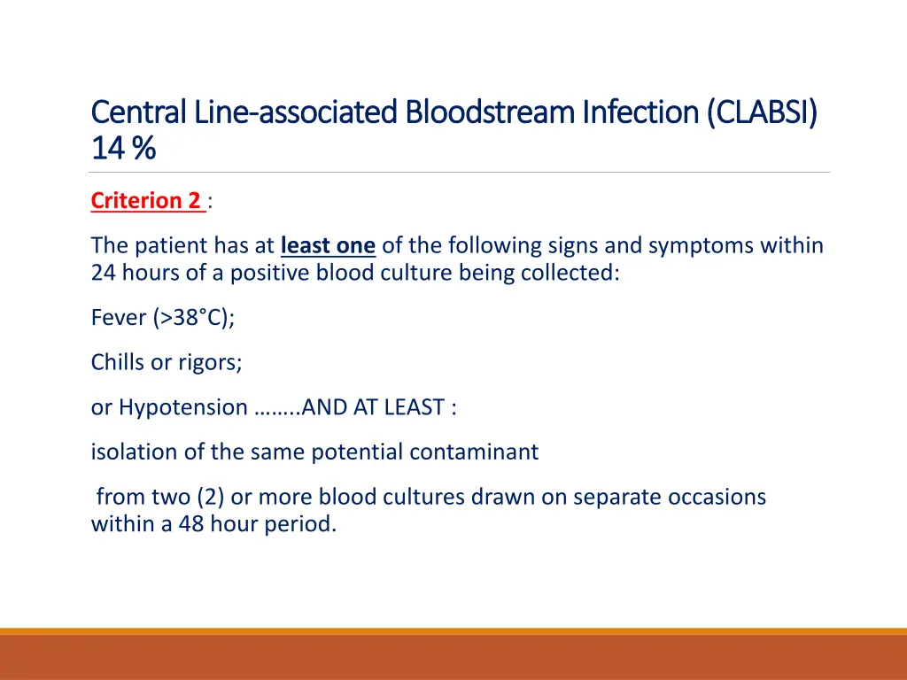 central line central line associated bloodstream 2