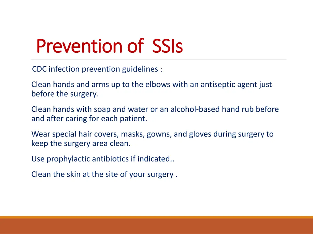 prevention of ssis prevention of ssis