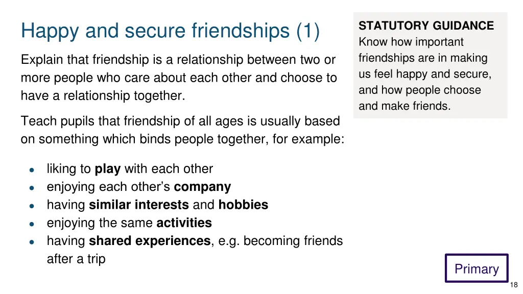 happy and secure friendships 1