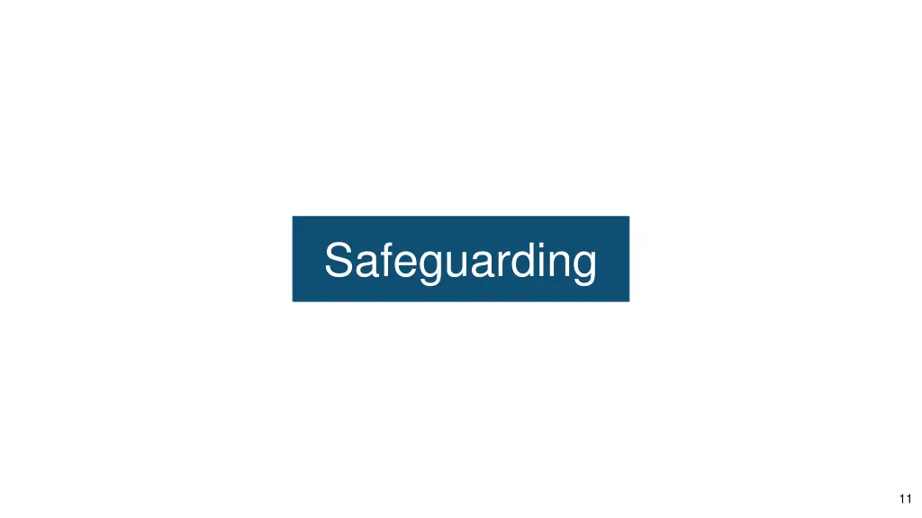 safeguarding