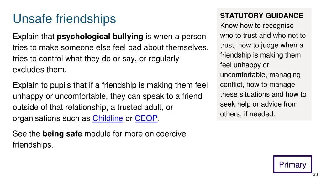 unsafe friendships