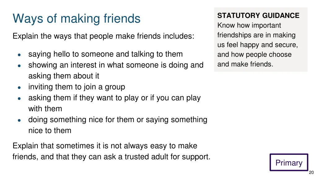 ways of making friends