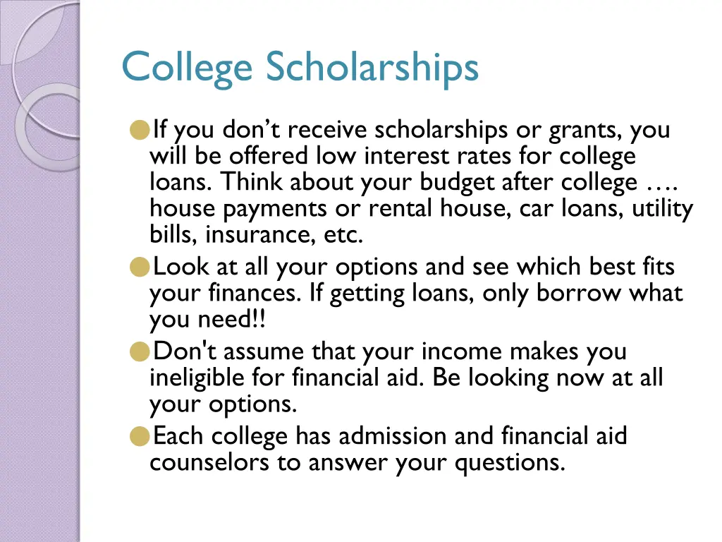 college scholarships 5