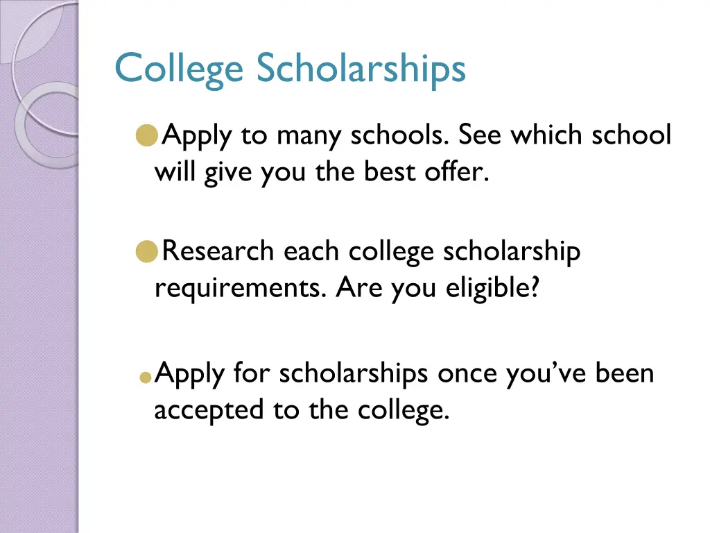 college scholarships