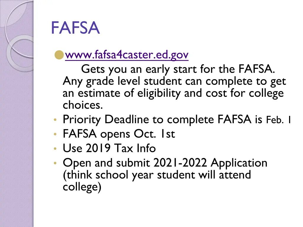 fafsa 2