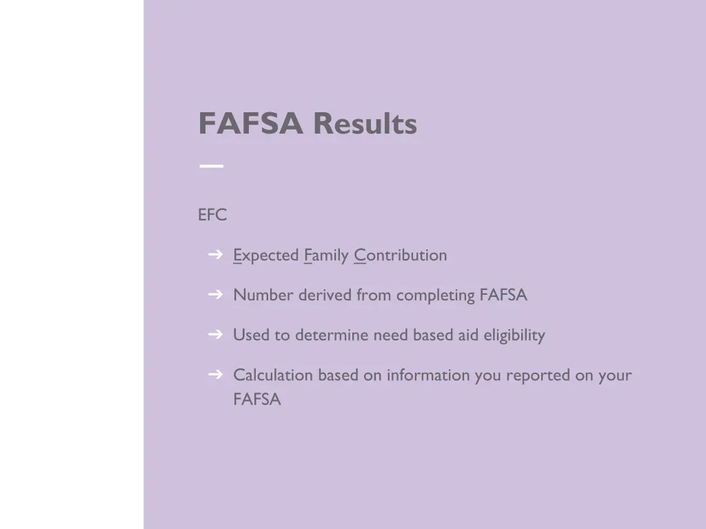 fafsa results