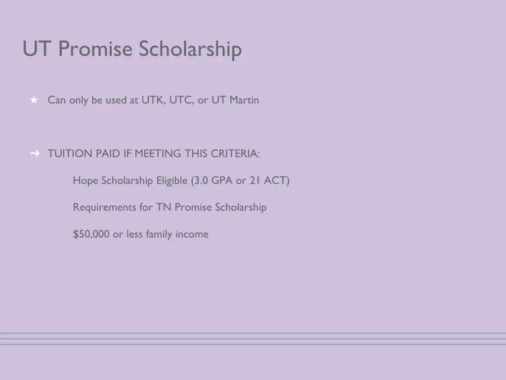 ut promise scholarship