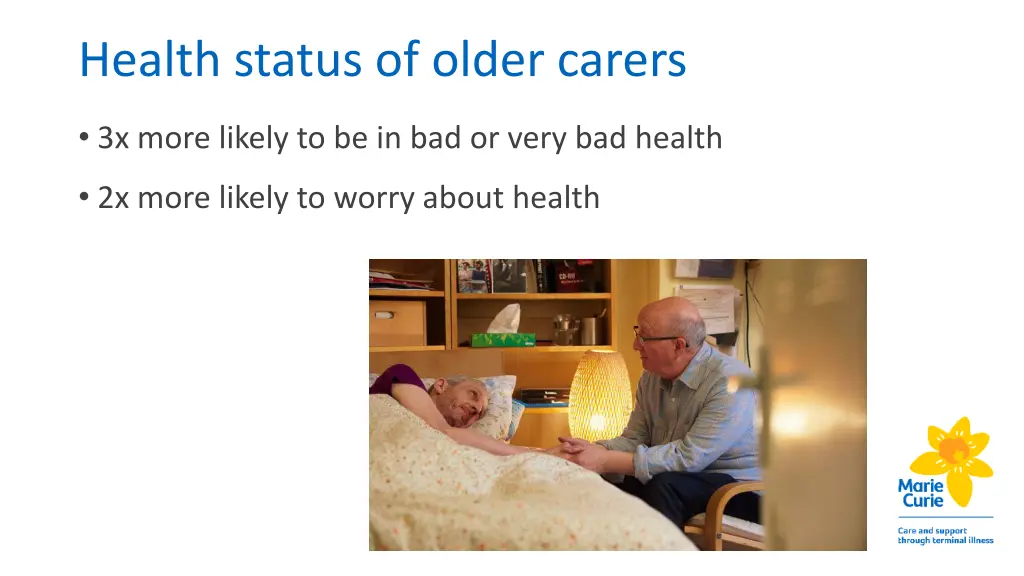 health status of older carers