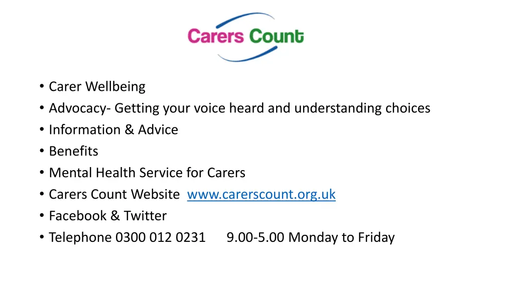 carer wellbeing advocacy getting your voice heard