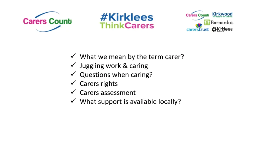 what we mean by the term carer juggling work