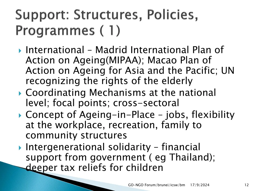 international madrid international plan of action