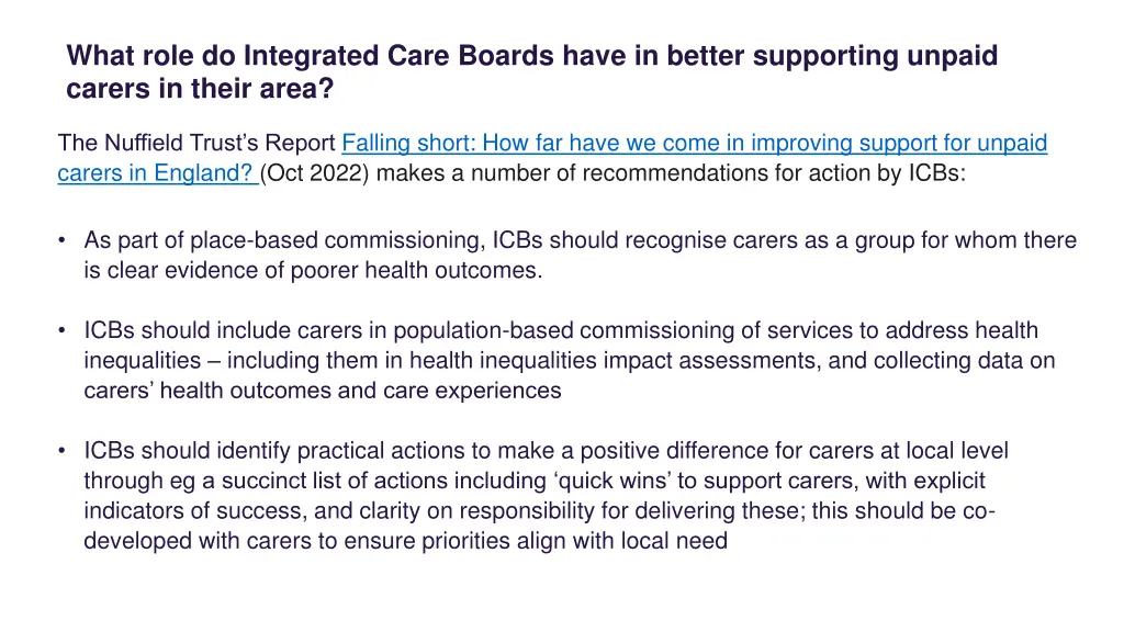 what role do integrated care boards have