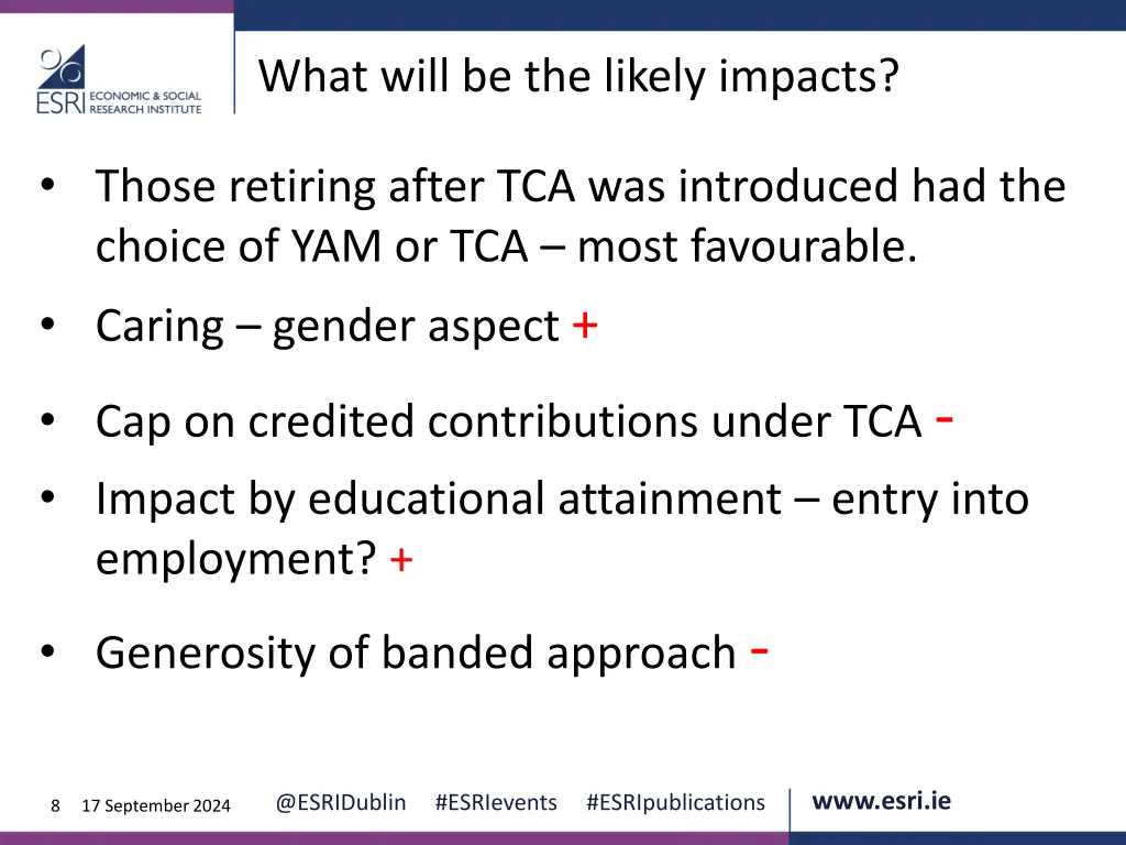 what will be the likely impacts