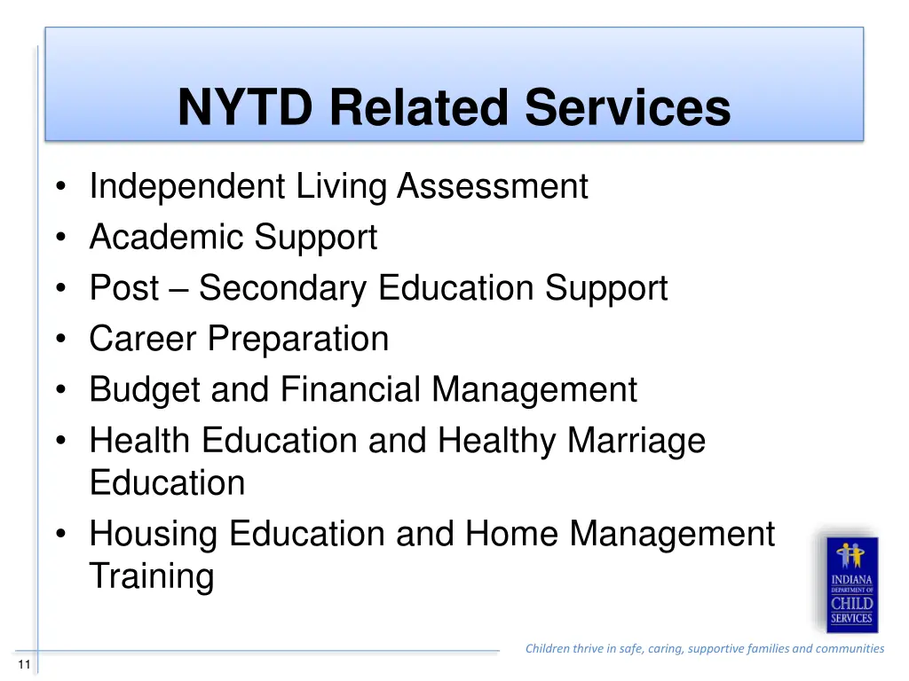 nytd related services