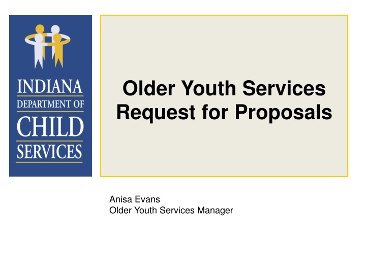 older youth services request for proposals