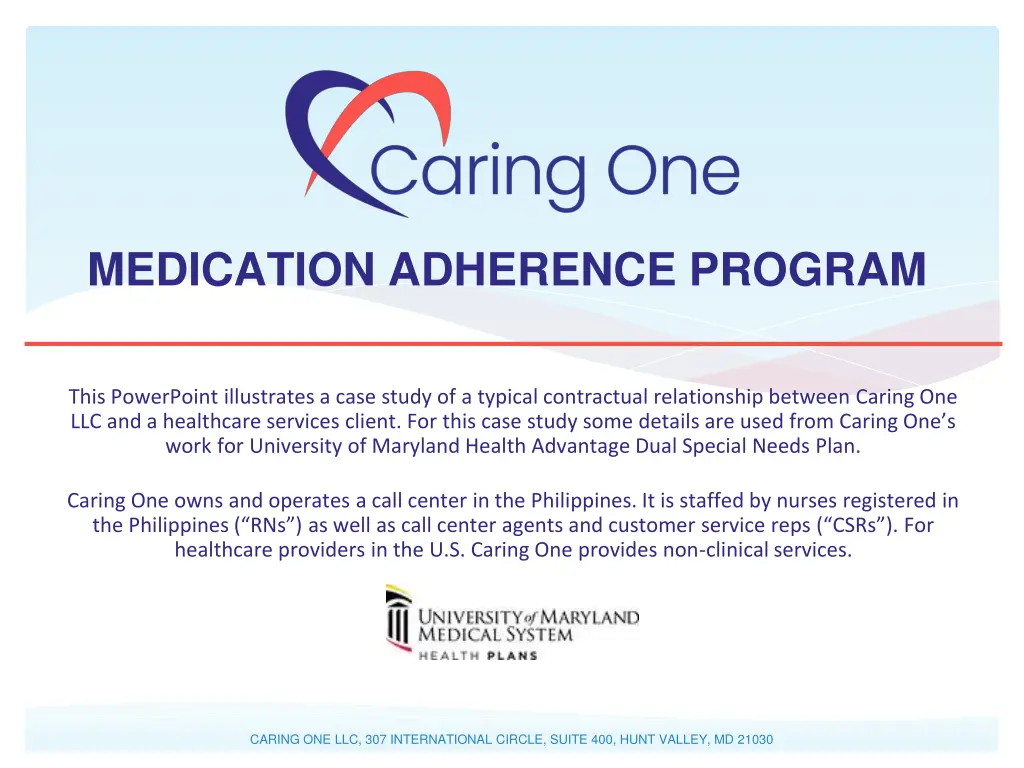 medication adherence program