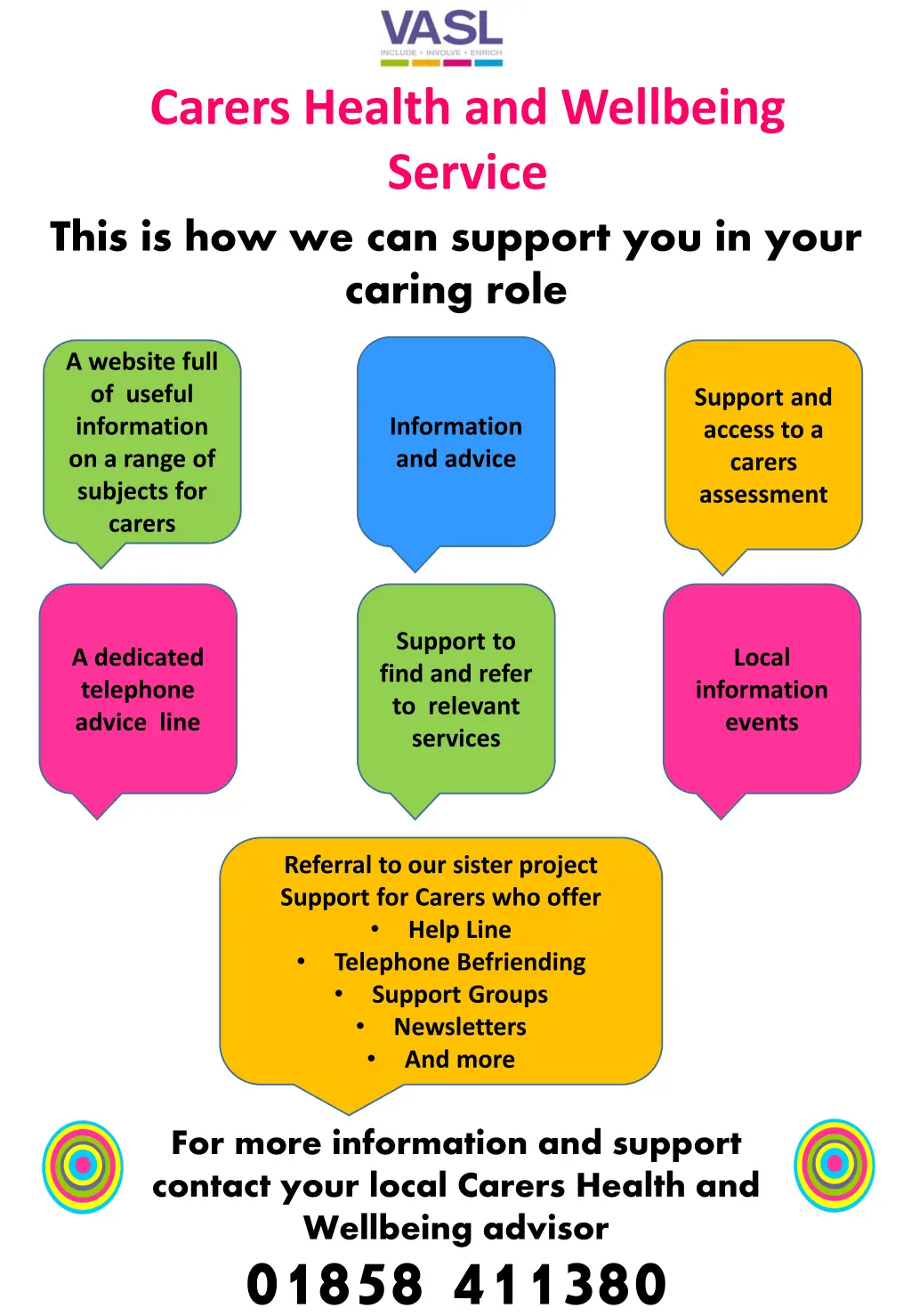 carers health and wellbeing service