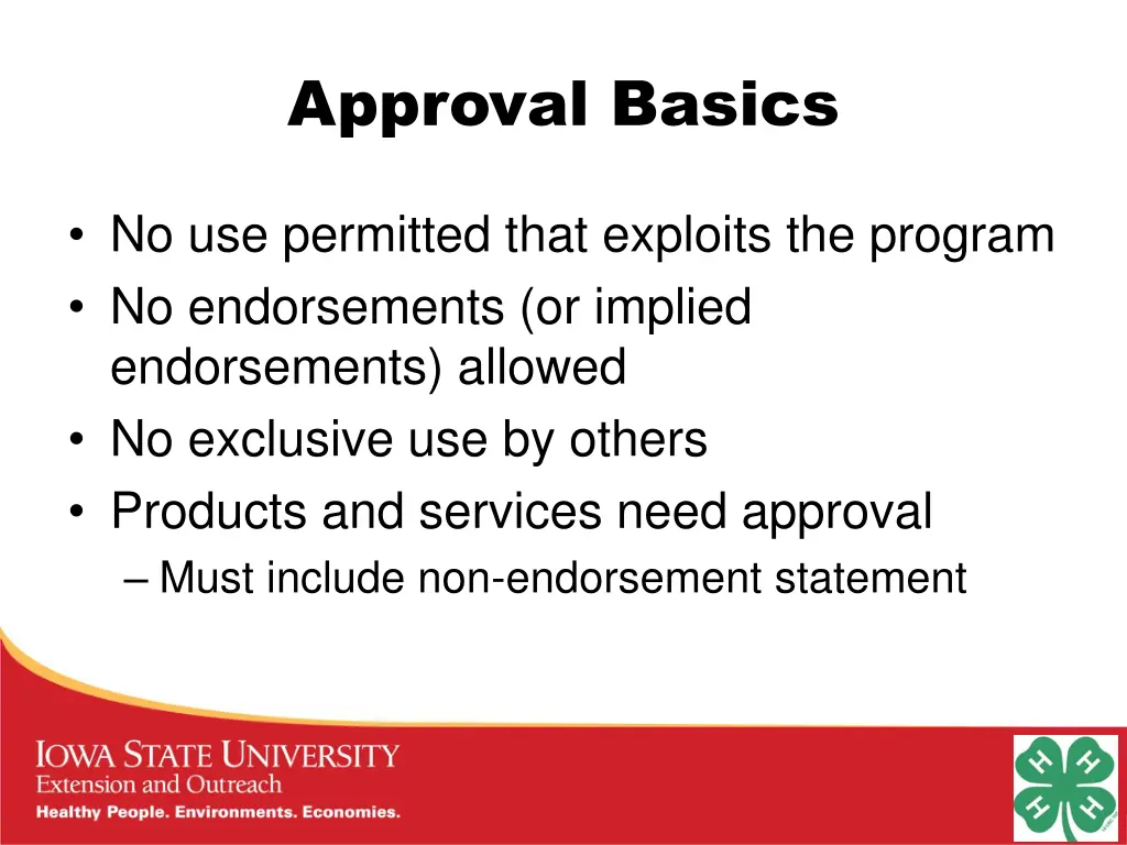 approval basics 1