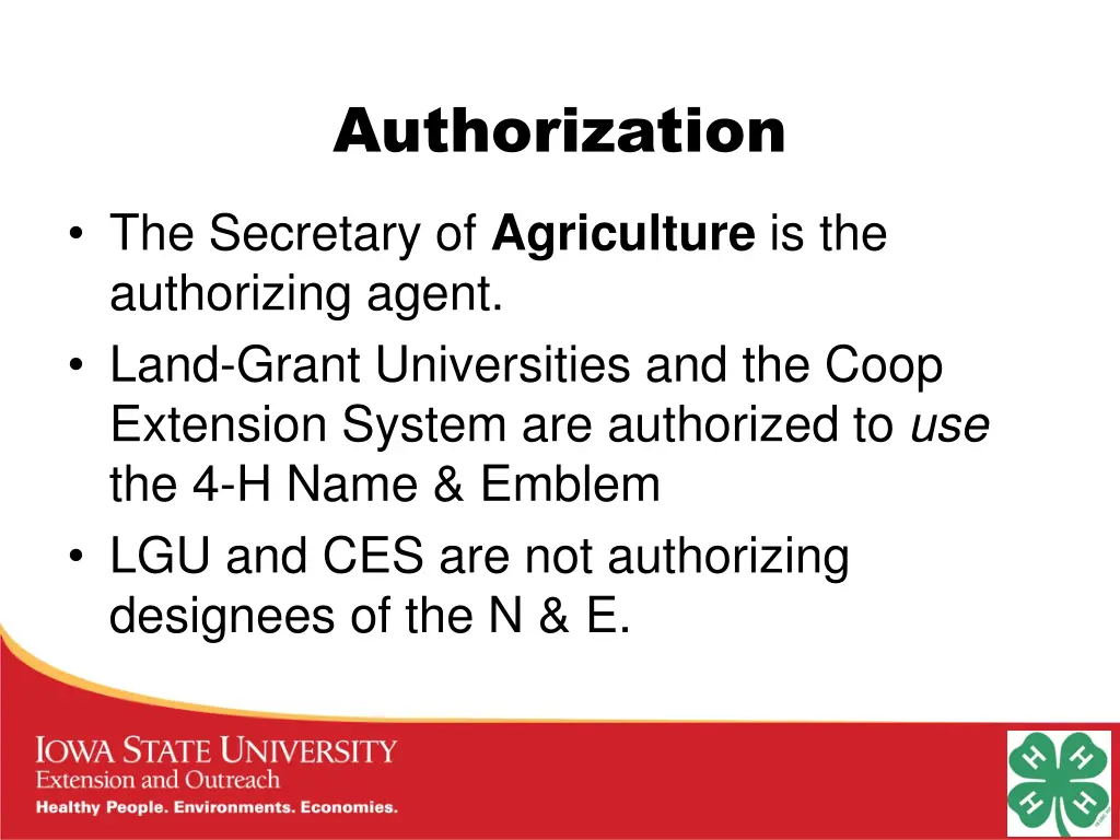 authorization