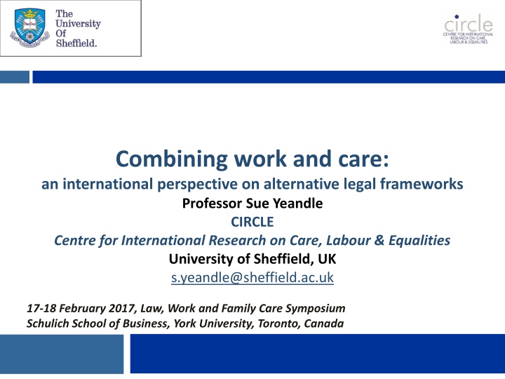 combining work and care an international