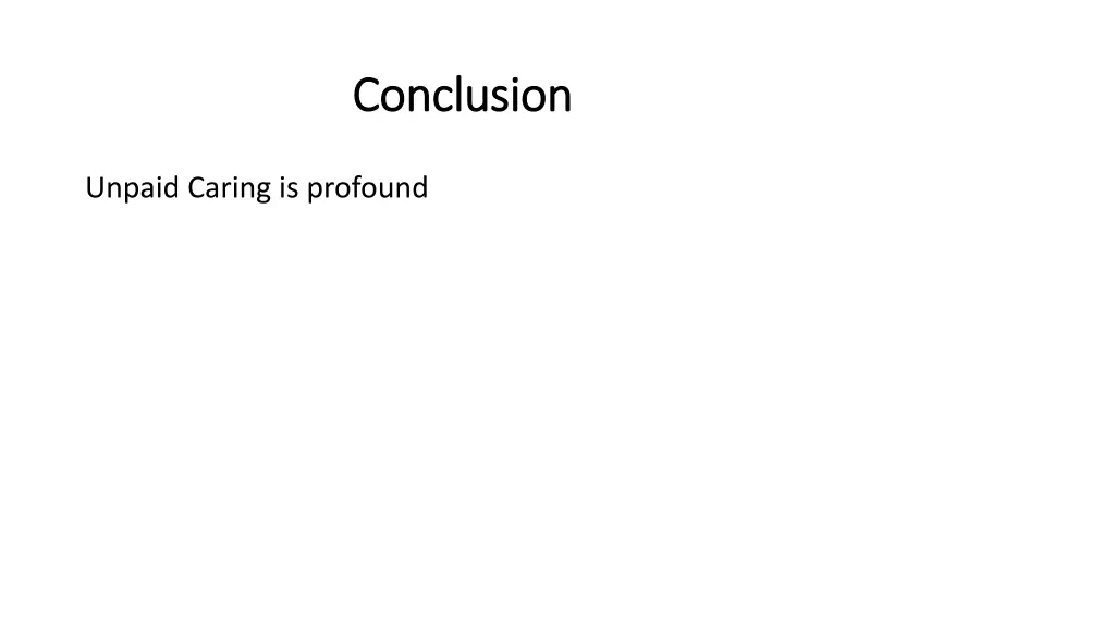 conclusion conclusion