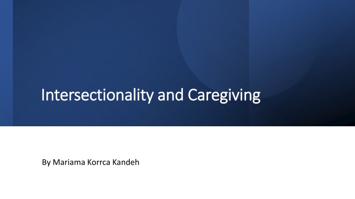 intersectionality and caregiving