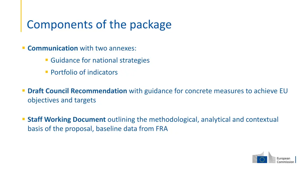 components of the package