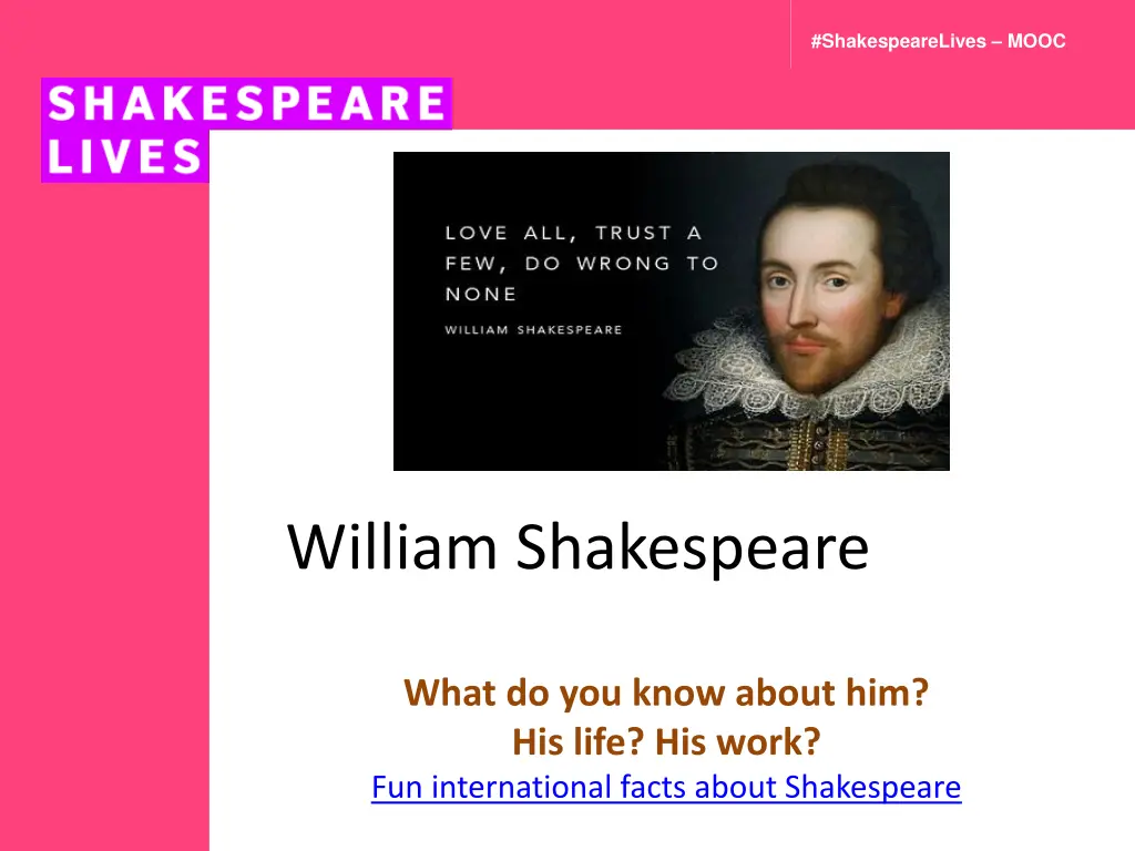 shakespearelives mooc