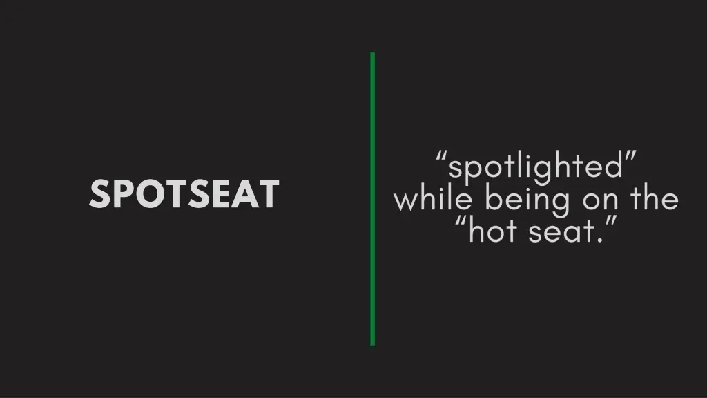 spotseat