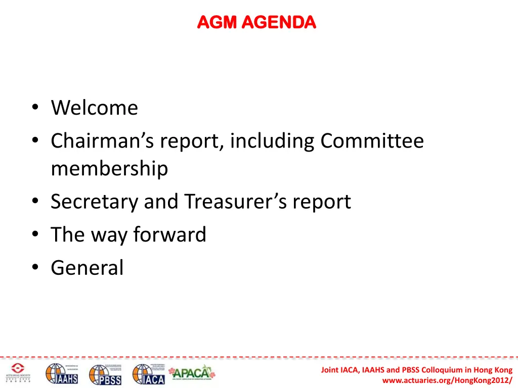 agm agenda agm agenda