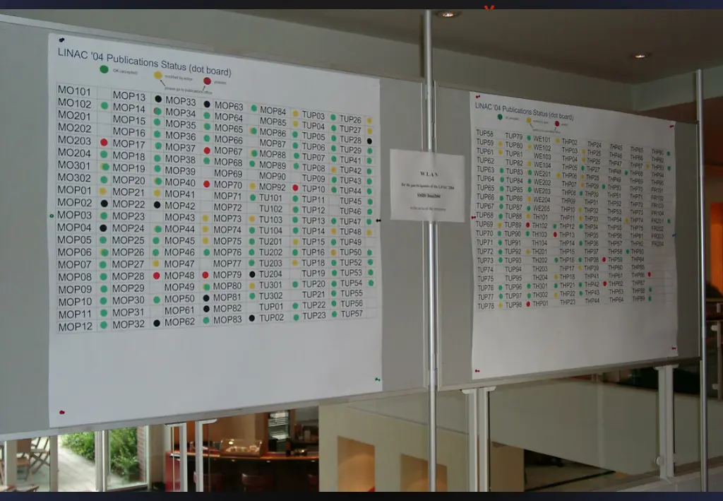 dotting board at linac 04