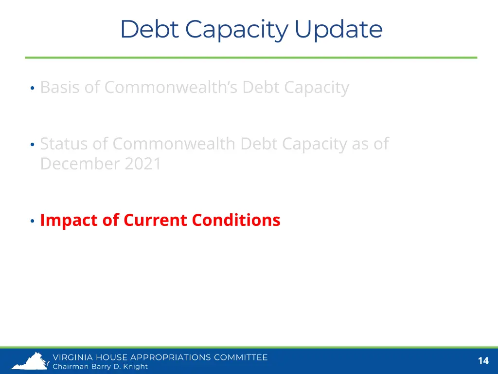 debt capacity update 4