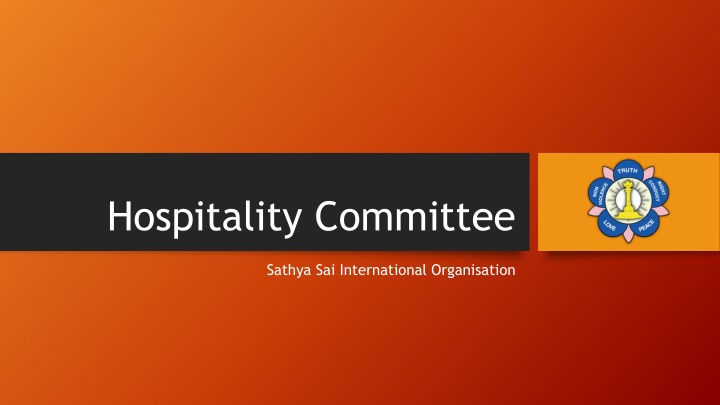 hospitality committee