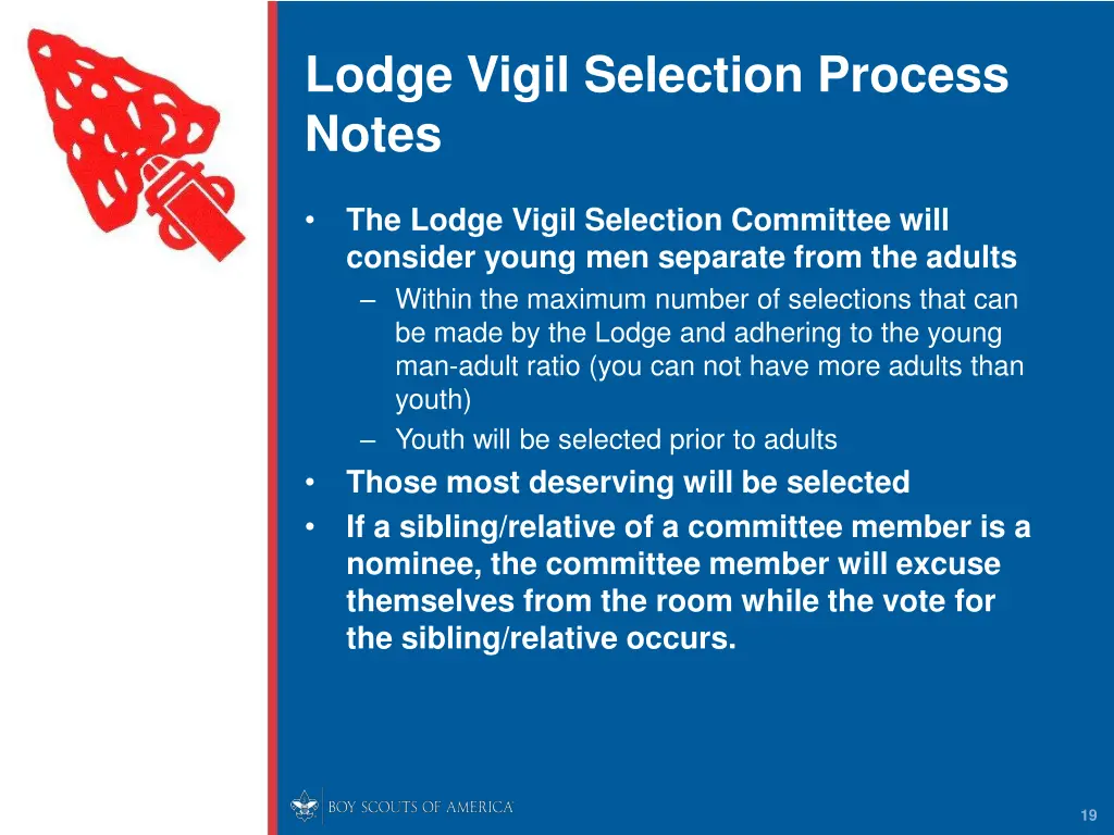 lodge vigil selection process notes