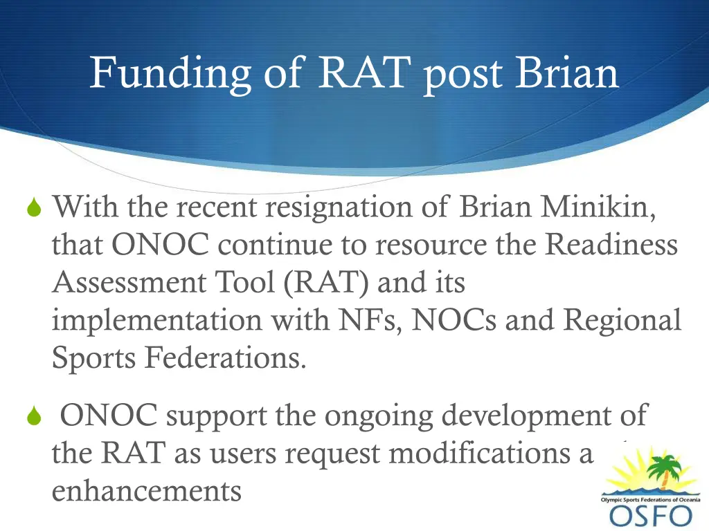 funding of rat post brian