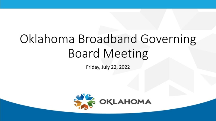 oklahoma broadband governing board meeting