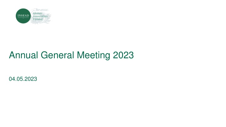 annual general meeting 2023