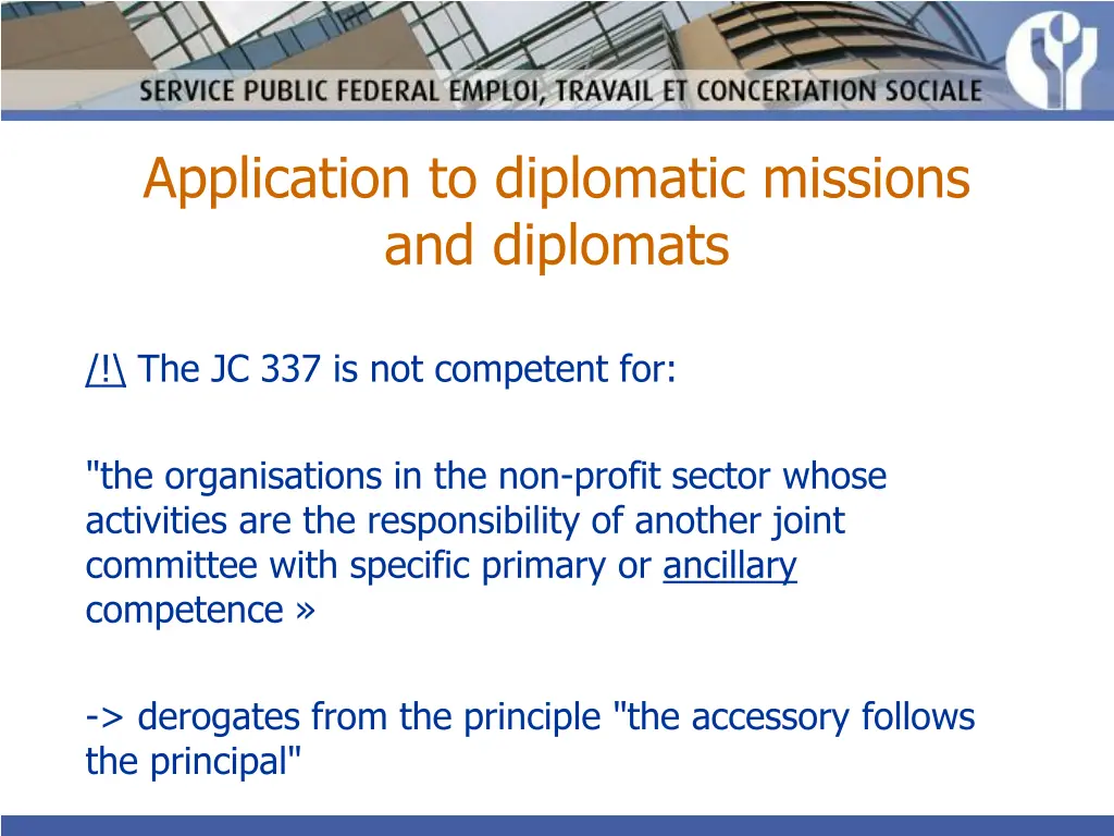 application to diplomatic missions and diplomats 2