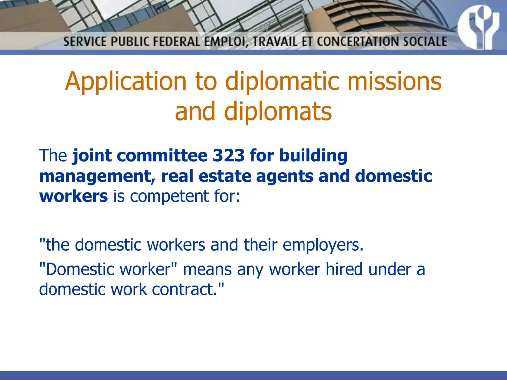 application to diplomatic missions and diplomats 6