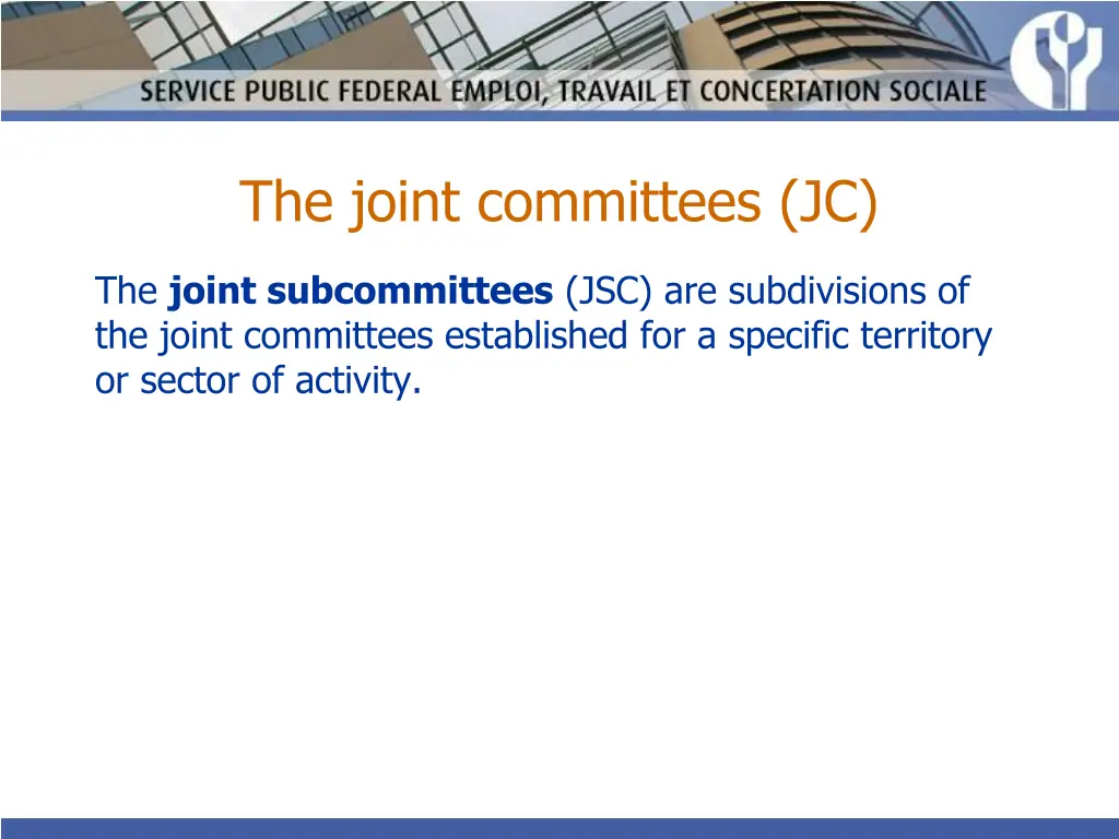 the joint committees jc 1