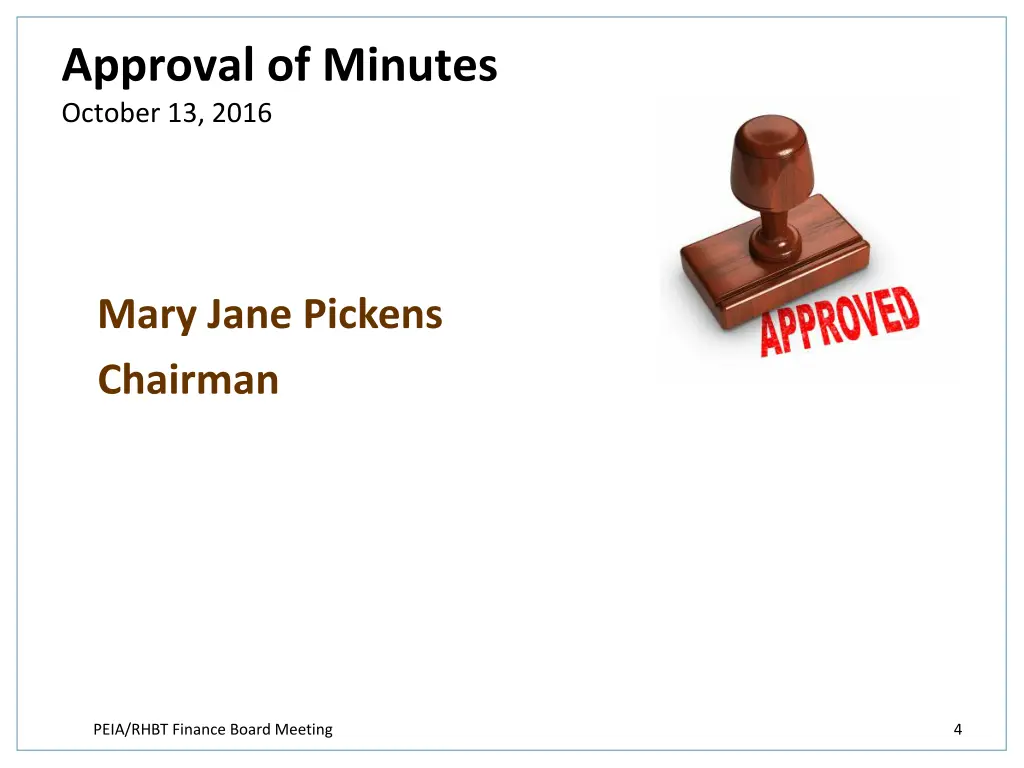 approval of minutes october 13 2016