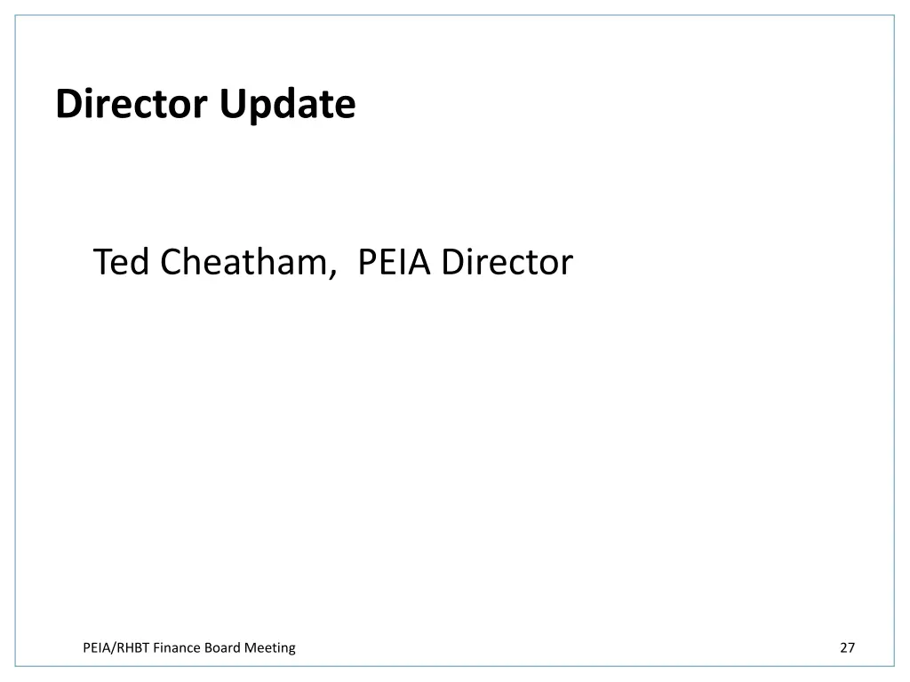 director update